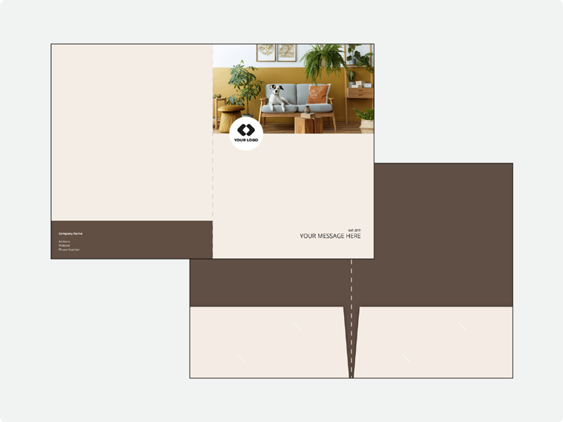 Presentation Folders 2 Pockets Double Sided