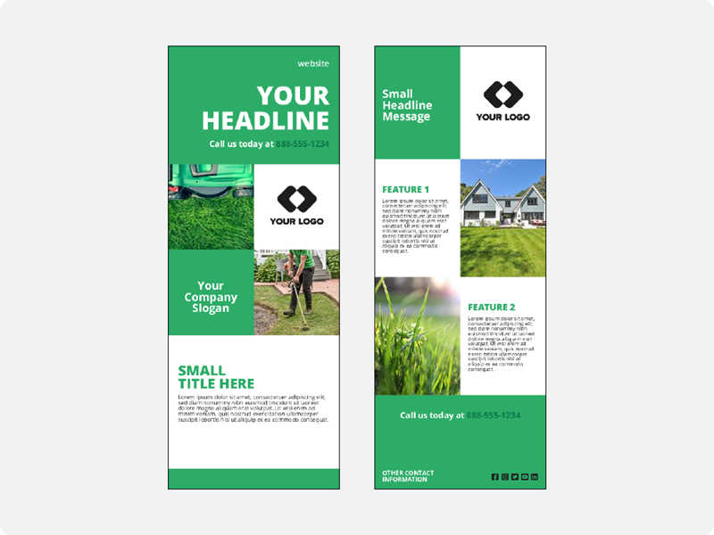 Specialty Finish Rack Cards 4.25"x11"