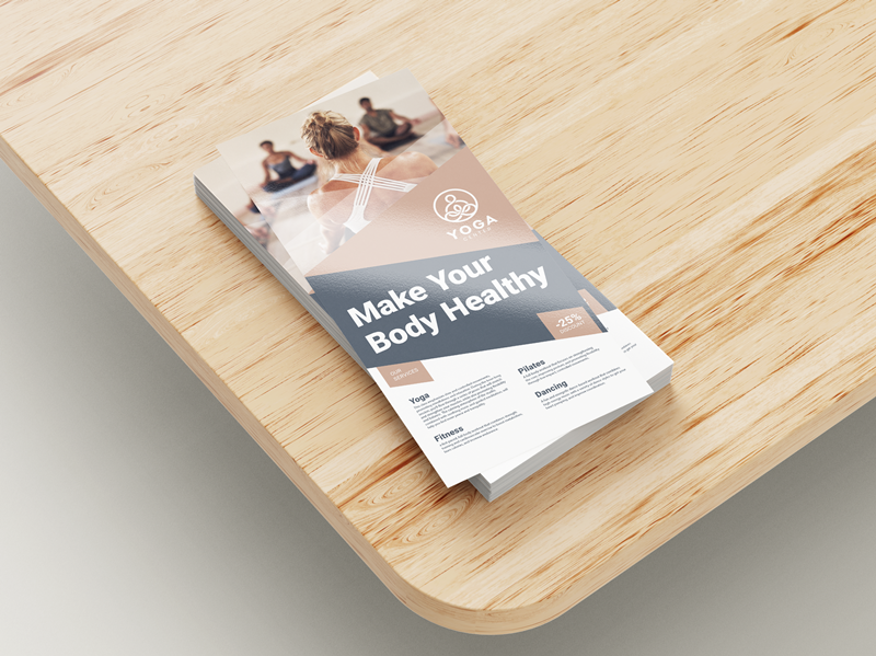 Specialty Finish Rack Cards