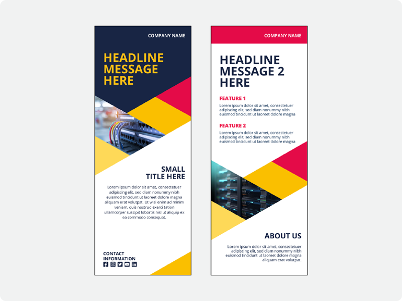 Specialty Finish Rack Cards 4.25"x11"