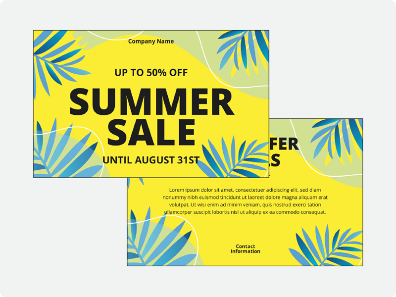 Classic Postcards 8"x5"