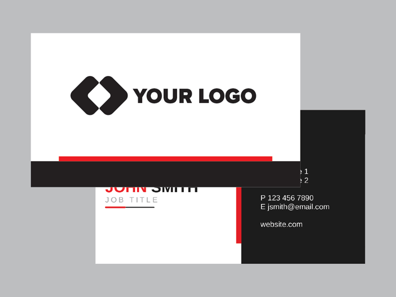 TEST Business Card Template - Gloss