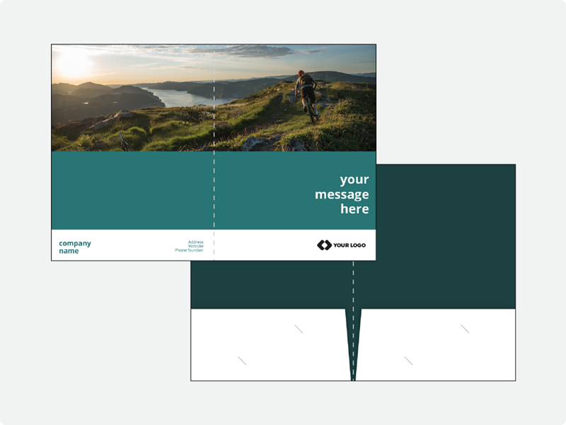 Presentation Folders 2 Pockets Double Sided