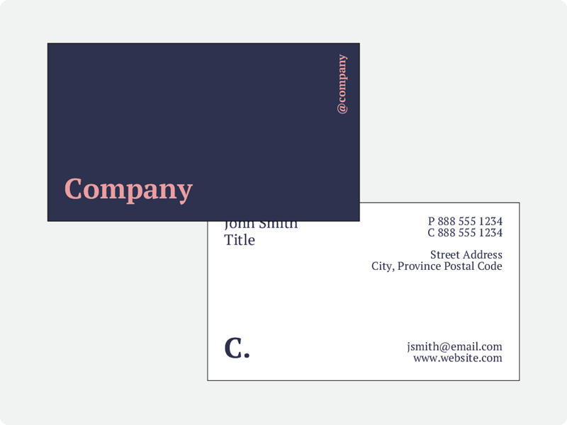 Velvet Laminated Business Cards