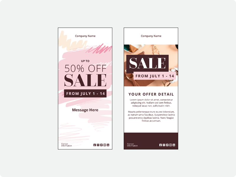 Classic Rack Cards 4"x9"