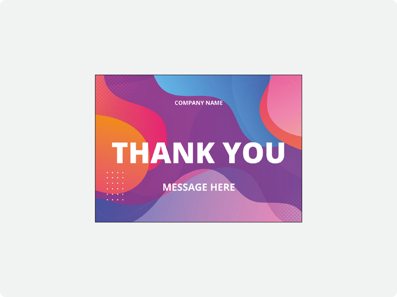 Specialty Finish Postcards 7"x5"