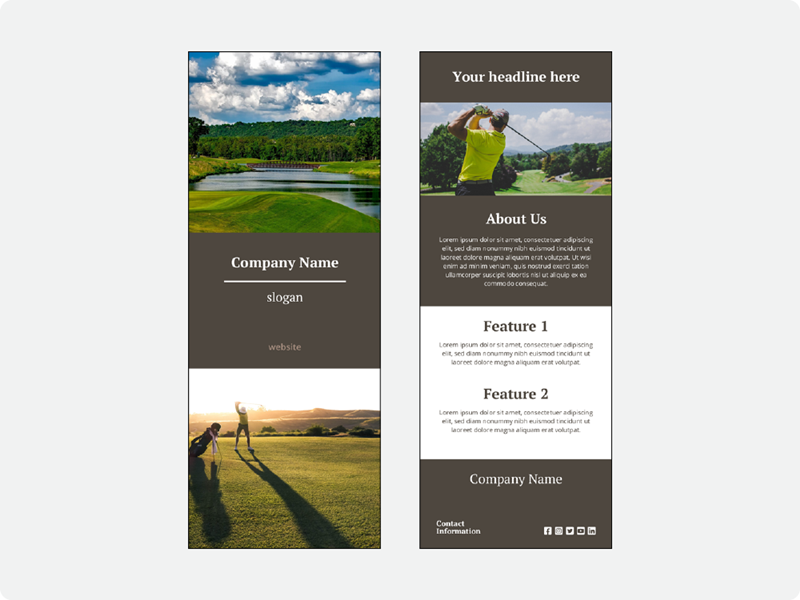 Specialty Finish Rack Cards 4.25"x11"