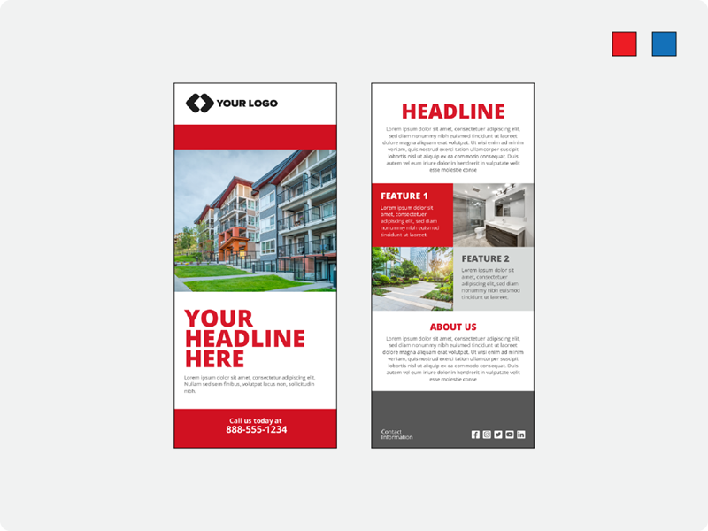 Classic Rack Cards 4"x9"