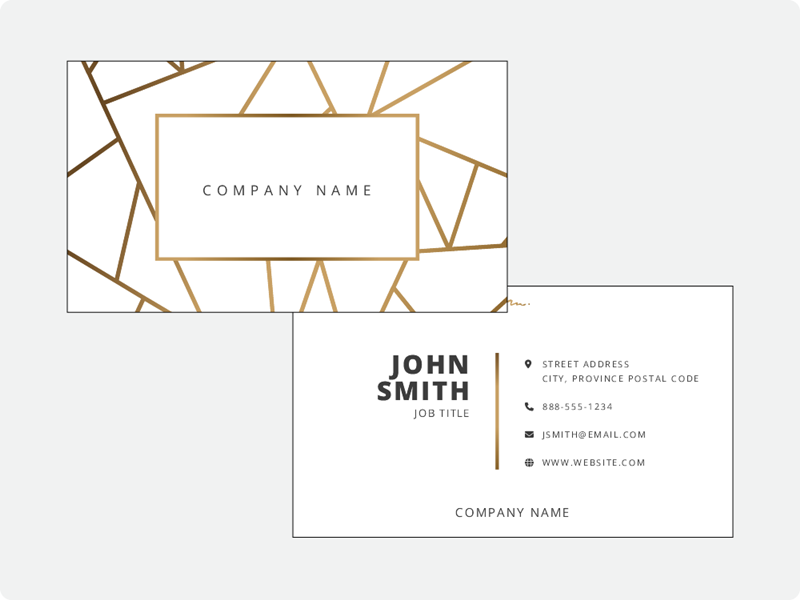 Velvet Laminated Business Cards