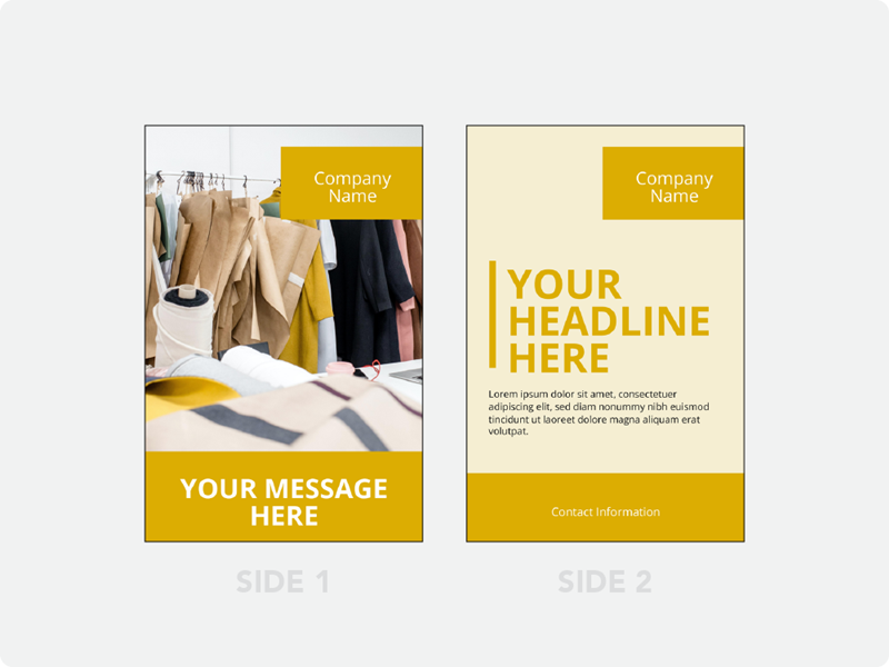 Table Tent Cards 4"x6"